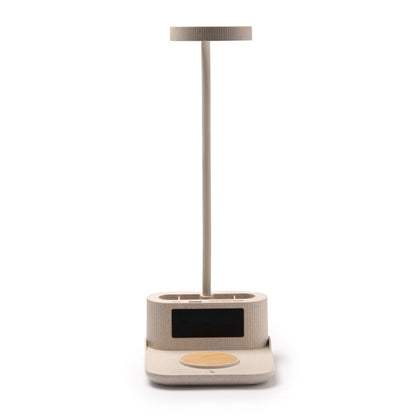Stamina Payton wheat and bamboo fibre charger in beige, ready for logo printing