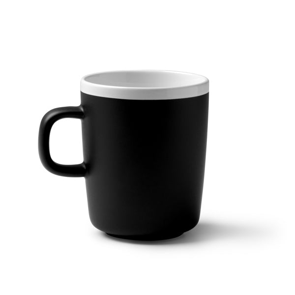 Stamina Cartux matte ceramic mug 270 ml in black, ready for logo printing