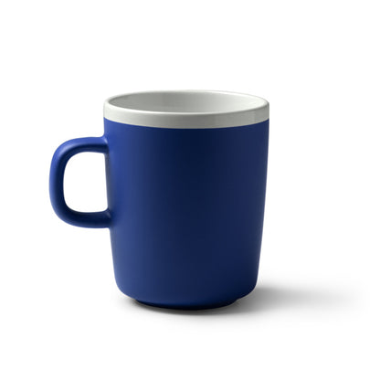 Stamina Cartux matte ceramic mug 270 ml in royal blue, ready for logo printing