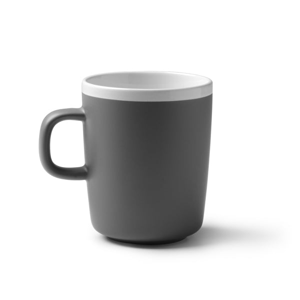 Stamina Cartux matte ceramic mug 270 ml in grey, ready for logo printing