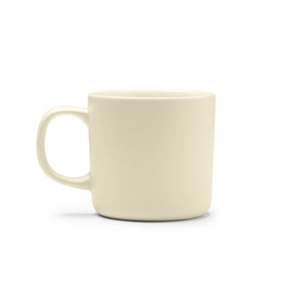 Stamina Molis matte finish ceramic mug 300 ml in beige, ready for logo printing