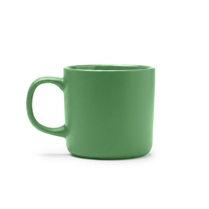 Stamina Molis matte finish ceramic mug 300 ml in fern green, ready for logo printing