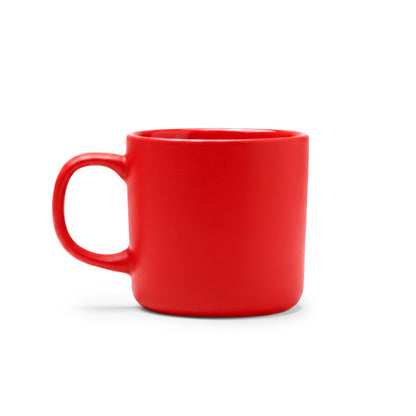 Stamina Molis matte finish ceramic mug 300 ml in red, ready for logo printing