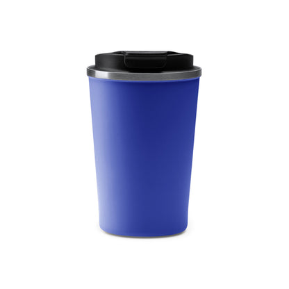 Stamina Tomas stainless steel thermal cup 400 ml in royal blue, ready for laser engraving