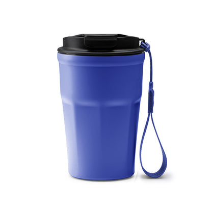 Stamina Keury stainless steel thermal cup 350 ml in royal blue, ready for laser engraving