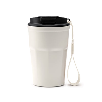 Stamina Keury stainless steel thermal cup 350 ml in vintage white, ready for laser engraving