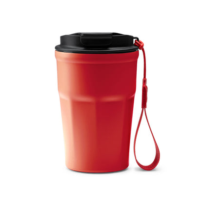 Stamina Keury stainless steel thermal cup 350 ml in red, ready for laser engraving