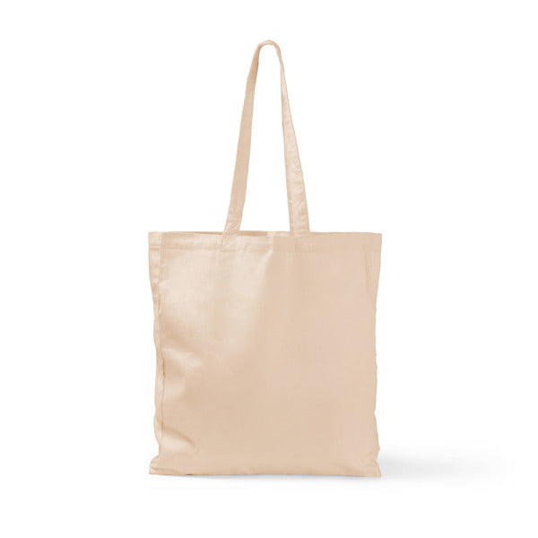 Stamina Heron cotton tote bag in beige, ready for logo printing