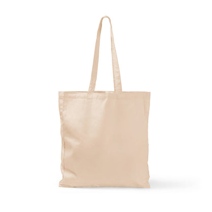 Stamina Heron cotton tote bag in beige, ready for logo printing