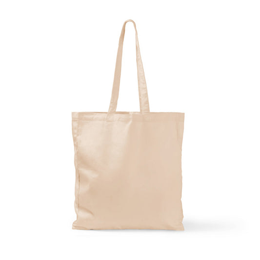 Stamina Heron cotton tote bag in beige, ready for logo printing