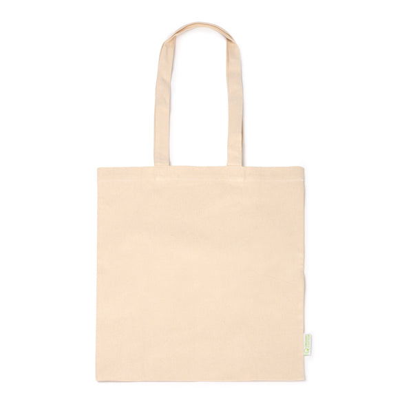 Stamina Keon organic cotton tote bag in beige, ready for logo printing