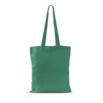 Stamina Dorsi organic cotton tote bag in dark mint, ready for logo printing