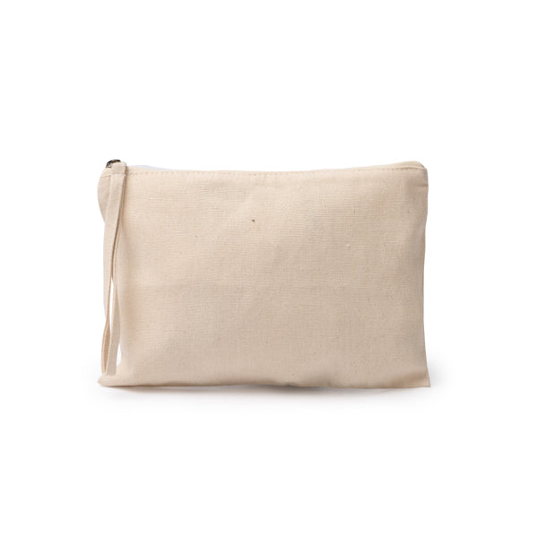 Stamina Nasbil cotton toiletry bag in beige, ready for logo printing