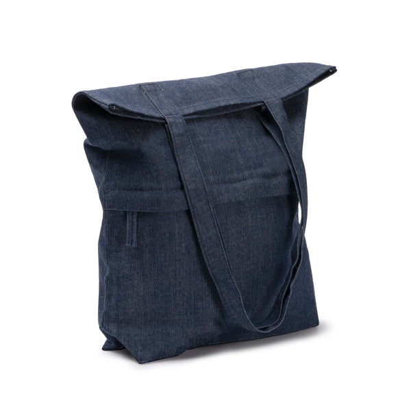 Stamina Kirk recycled denim fabric tote bag, ready for logo printing