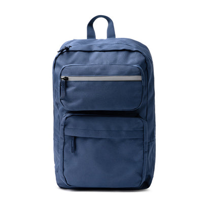 Stamina Tinar RPET backpack in navy blue, ready for logo printing