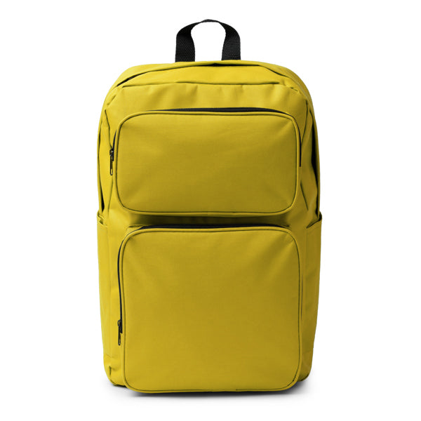Stamina Hostik RPET backpack in yellow, ready for logo printing