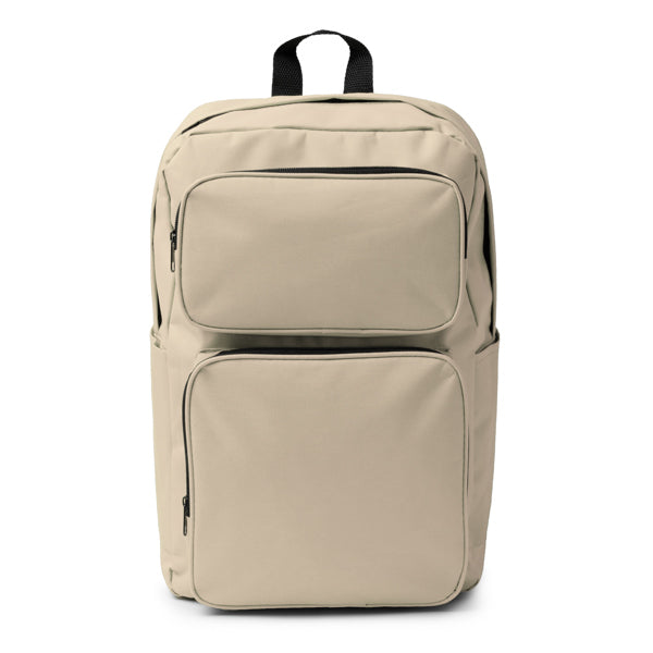 Stamina Hostik RPET backpack in beige, ready for logo printing