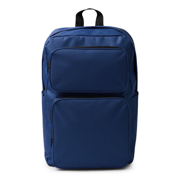 Stamina Hostik RPET backpack in navy blue, ready for logo printing
