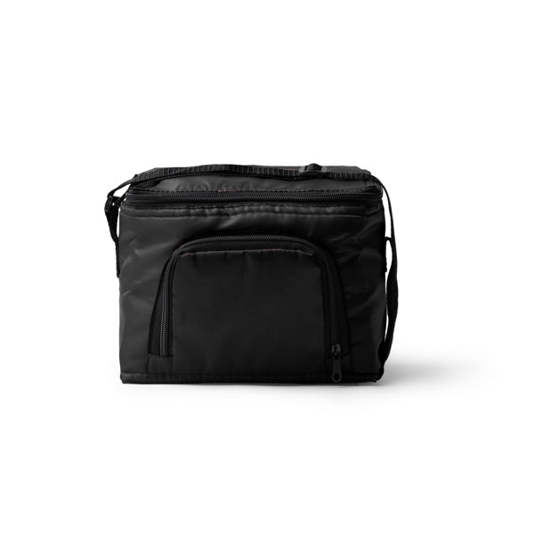 Stamina Tupik RPET cooler bag in black, ready for logo printing