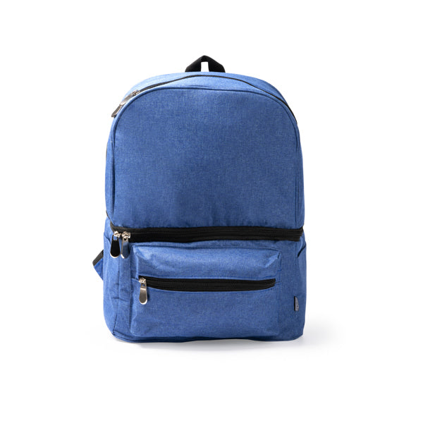 Stamina Soloy 300D RPET cooler bag in heather royal blue, ready for logo printing