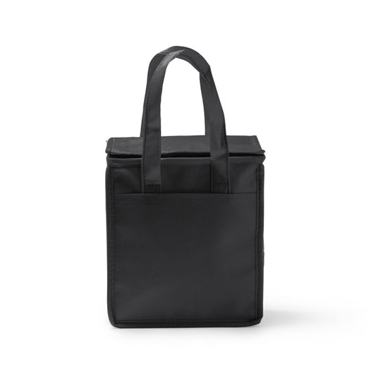 Stamina Alapa non-woven cooler bag in black, ready for logo printing