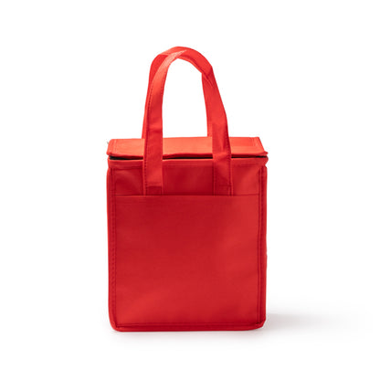 Stamina Alapa non-woven cooler bag in red, ready for logo printing