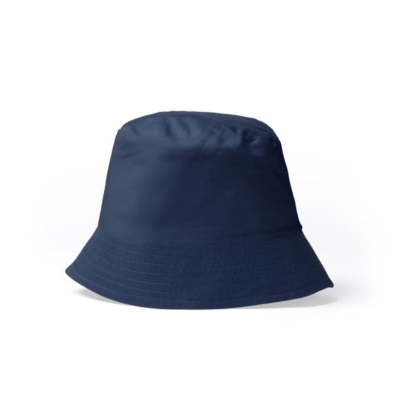 Stamina Zuma cotton bob hat in navy blue, ready for logo printing