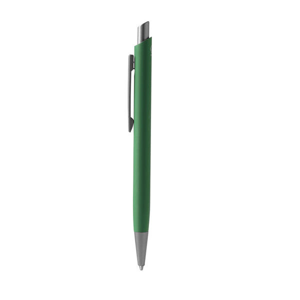 Stamina Tory recycled aluminium ball pen in fern green, ready for logo printing