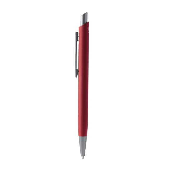 Stamina Tory recycled aluminium ball pen in red, ready for logo printing