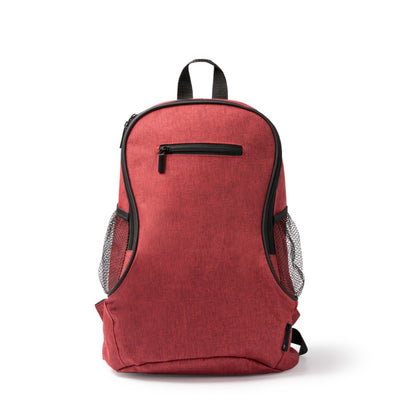 Stamina Bamba RPET backpack in heather red, ready for logo printing