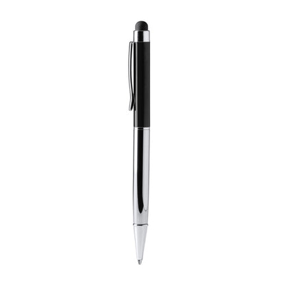 Stamina Bravos recycled aluminium ball pen in black, ready for laser engraving