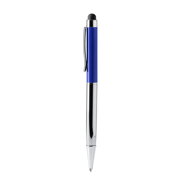 Stamina Bravos recycled aluminium ball pen in royal blue, ready for laser engraving