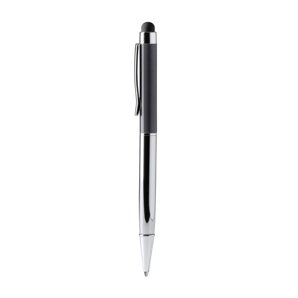Stamina Bravos recycled aluminium ball pen in grey, ready for laser engraving