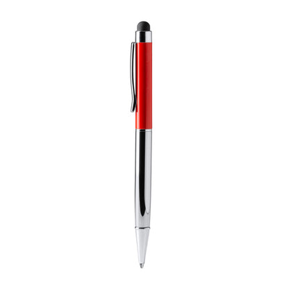 Stamina Bravos recycled aluminium ball pen in red, ready for laser engraving