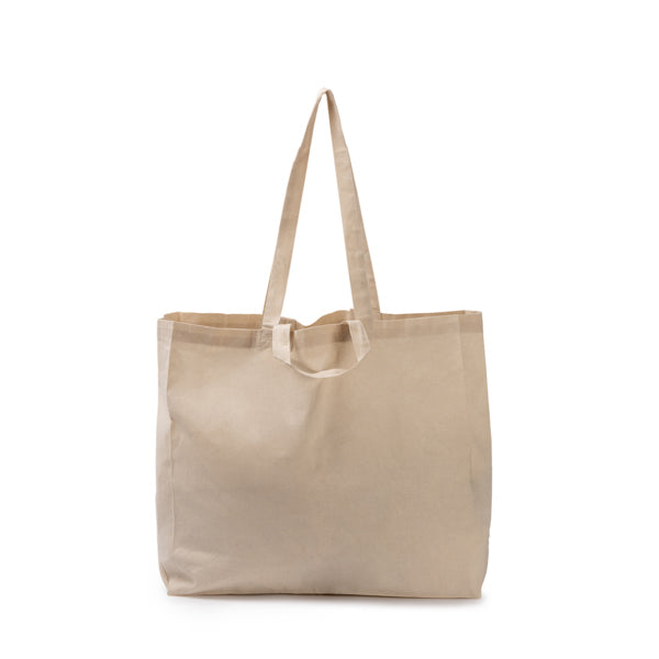 Stamina Mitxu cotton tote bag in beige, ready for logo printing