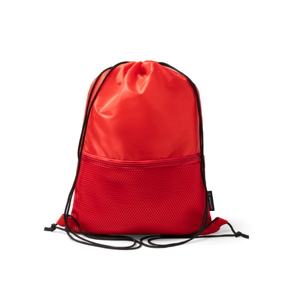 Stamina Milak RPET rope backpack in red, ready for logo printing