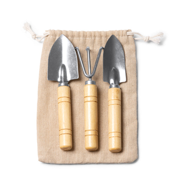 Stamina Crocus stainless steel and bamboo gift set in beige, ready for laser engraving