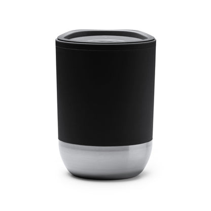 Stamina Linde recycled PP and stainless thermal cup 290 ml in black, ready for logo printing