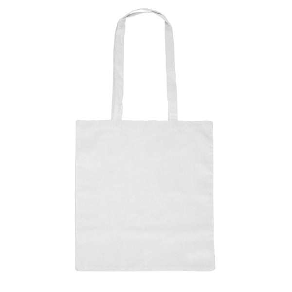 Stamina Mika cotton tote bag in white, ready for logo printing