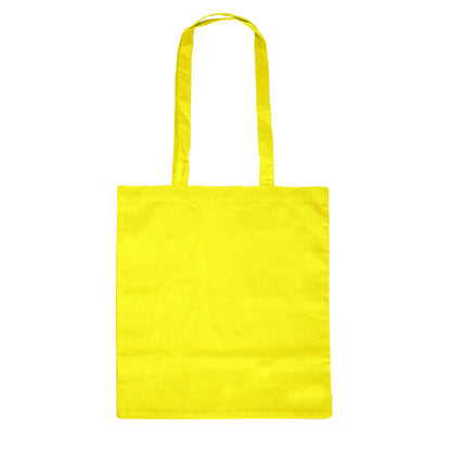 Stamina Mika cotton tote bag in yellow, ready for logo printing