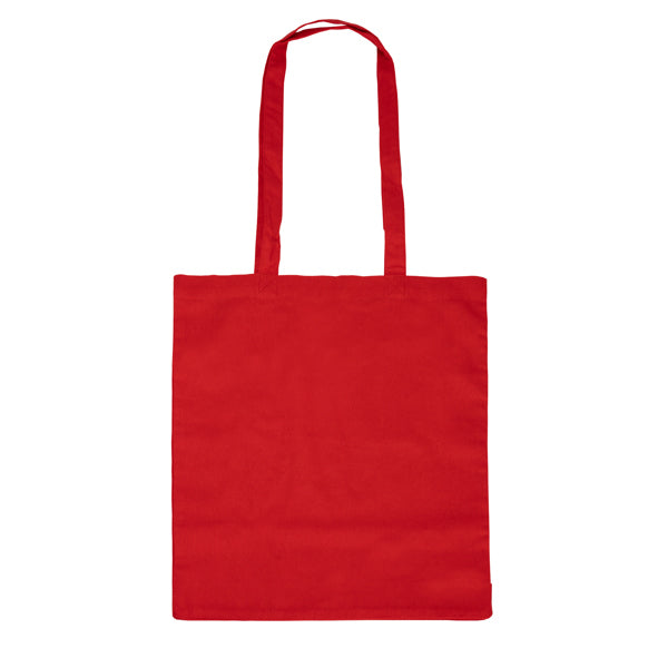 Stamina Mika cotton tote bag in red, ready for logo printing