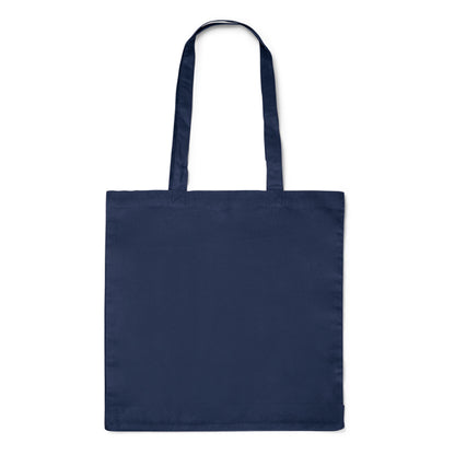 Stamina Kato cotton tote bag in navy blue, ready for logo printing