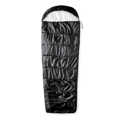 Stamina Tidur recycled polyester sleeping bag in black, ready for logo printing