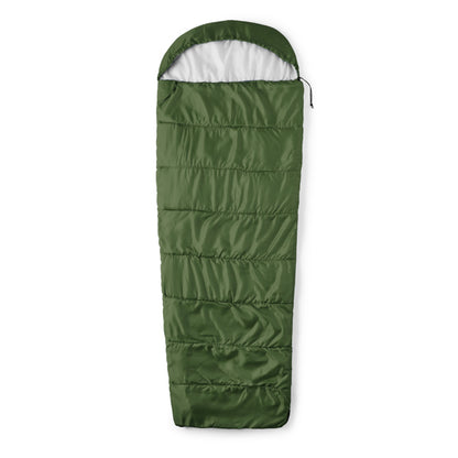 Stamina Tidur recycled polyester sleeping bag in army green, ready for logo printing