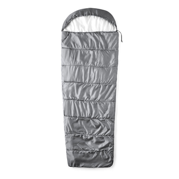 Stamina Tidur recycled polyester sleeping bag in grey, ready for logo printing