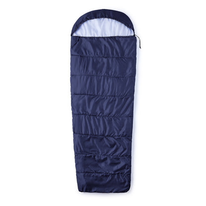 Stamina Tidur recycled polyester sleeping bag in navy blue, ready for logo printing