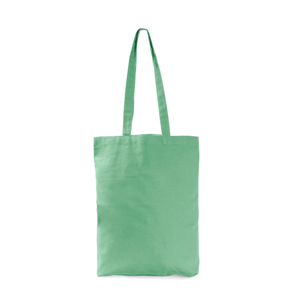 Stamina Jokic organic cotton tote bag in dark mint, ready for logo printing