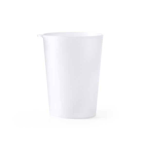 Stamina Korvax reusable flexible PP cup 500 ml in transparent, ready for logo printing