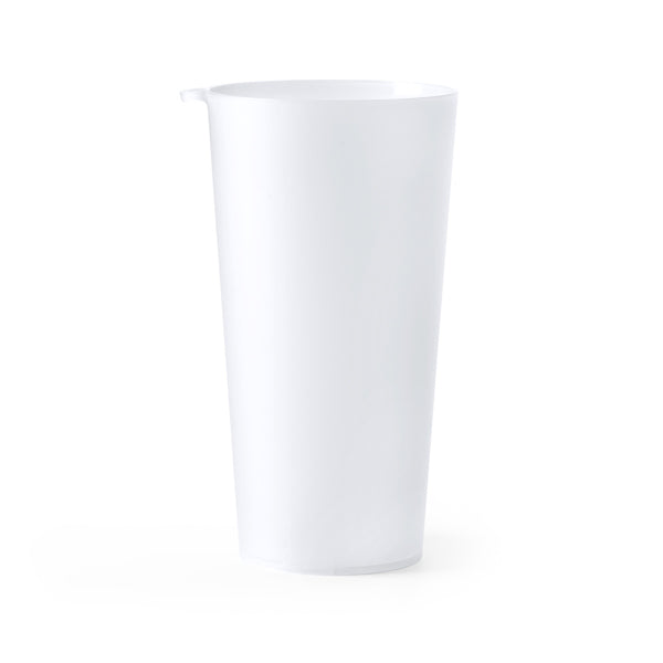 Stamina Pretox reusable flexible PP cup 400 ml in transparent, ready for logo printing