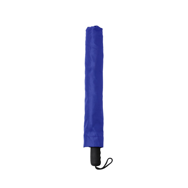 Stamina Milton RPET and pongee fabric umbrella in royal blue, ready for logo printing